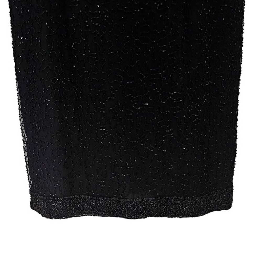 Women's - Laurence Kazar Black Beaded Sequin Shif… - image 3