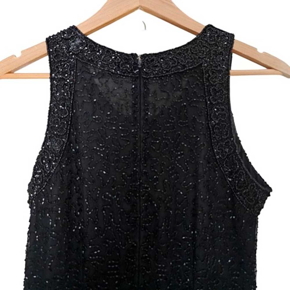 Women's - Laurence Kazar Black Beaded Sequin Shif… - image 6