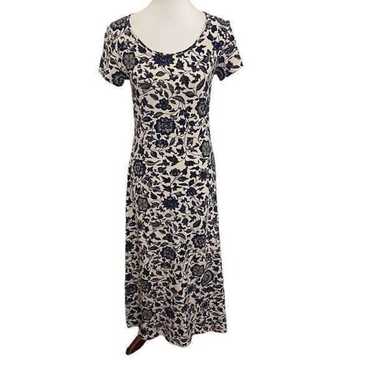 Peruvian Connection Fleur De Chine Dress Cream Na… - image 1