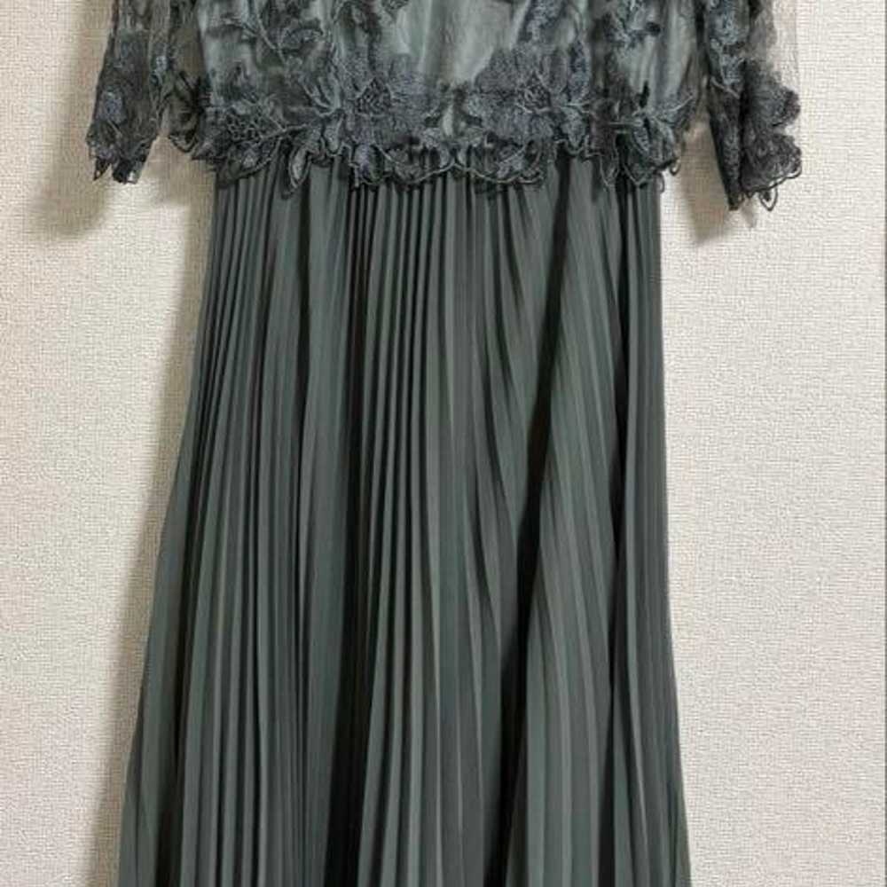 form forma - Embroidered & Pleated Long Dress - image 2