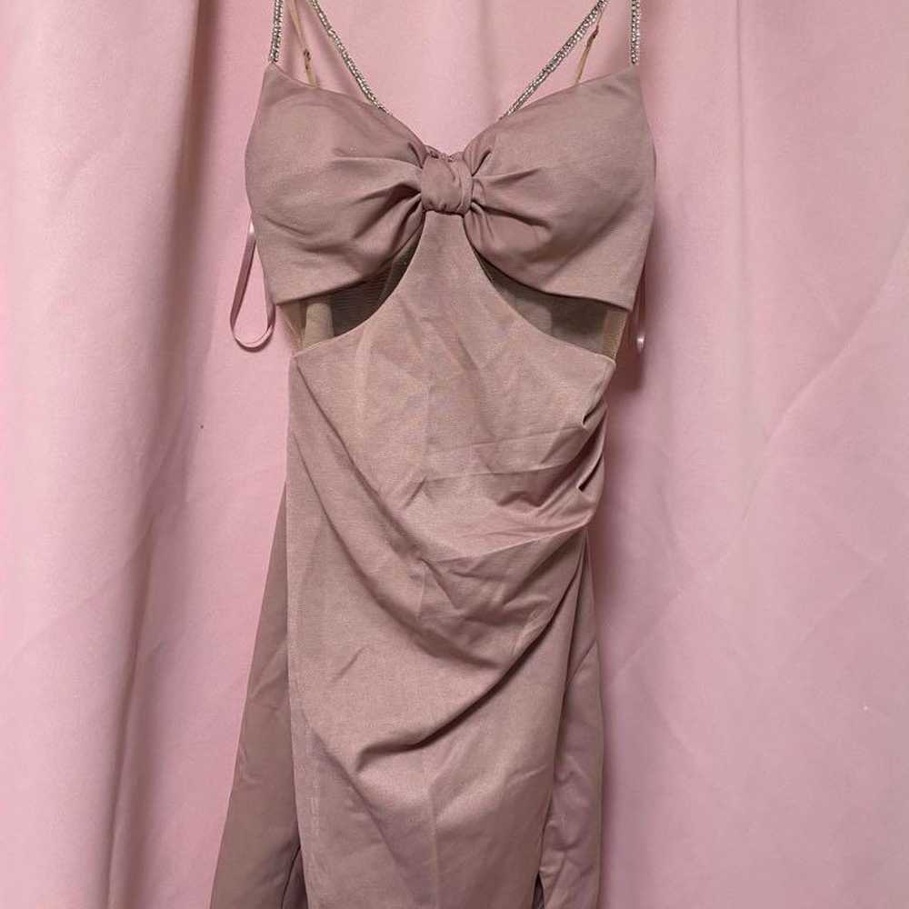 Pink Jewels Cutout Night Dress - image 4