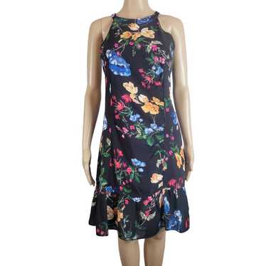 Parker Black Calla Dress Size 12