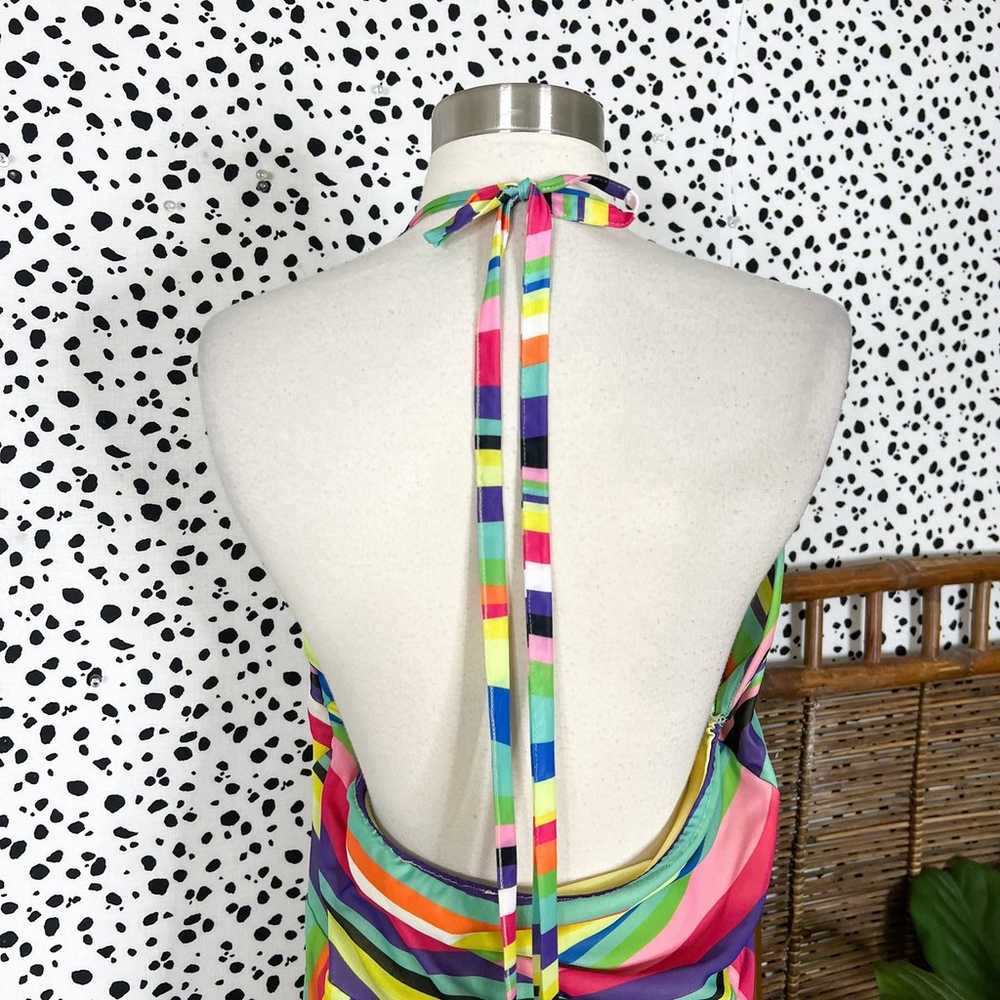 Eloquii | Colorful Striped Rainbow Strappy Cut Ou… - image 7