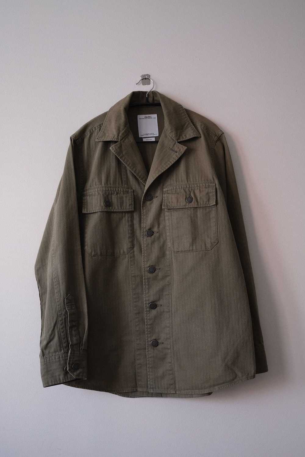 Visvim Willard Shirt Herringbone Twill Army Jacket