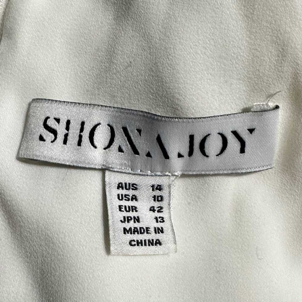 Shona Joy Core High Neck Ruched Dress Ivory Women… - image 6