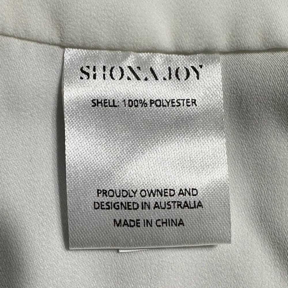 Shona Joy Core High Neck Ruched Dress Ivory Women… - image 7