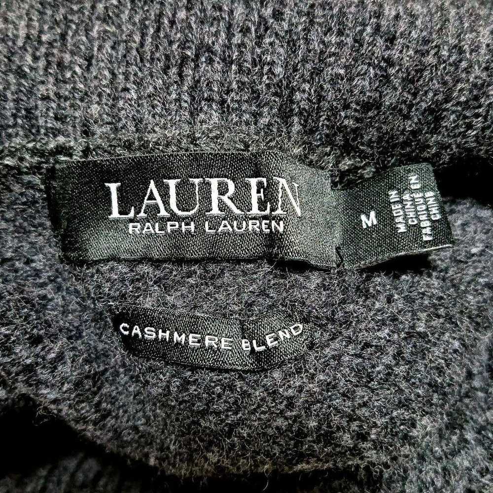 Lauren Ralph Lauren turtleneck knit dress, cashme… - image 11