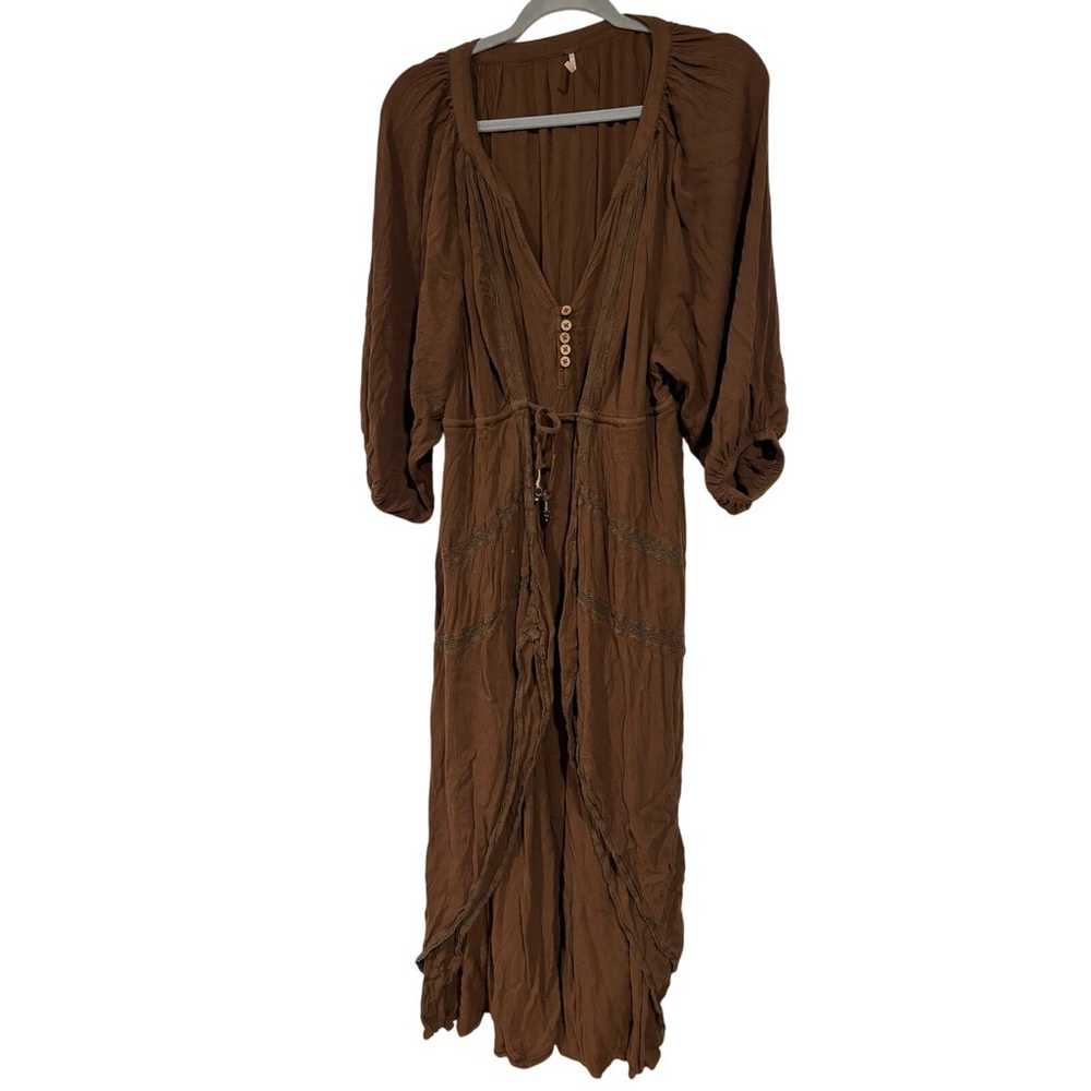 Free People Medium Plenty Of Love Maxi Oversized … - image 6