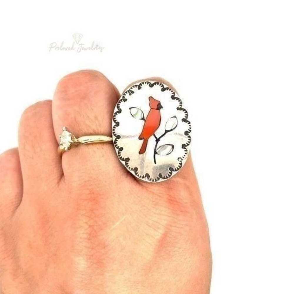 Silver Birdie Ring - image 7