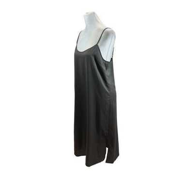 Ladies Club Monaco Brand 100% Silk Dark Grey Slip 