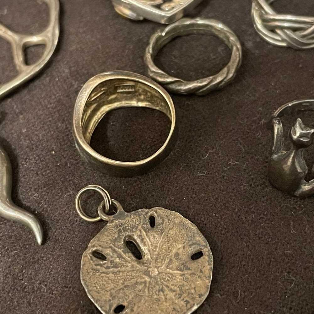 Sterling silver mix lot - image 11