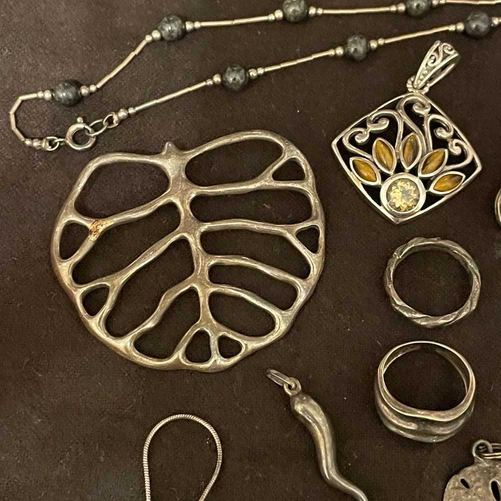 Sterling silver mix lot - image 3