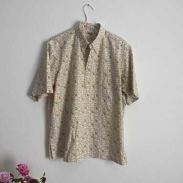 Reyn Spooner 1980s Floral Polo Shirt (XL) | Used,… - image 1