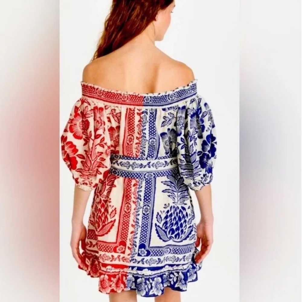 Farm Rio Pineapple Garden Off Shoulder Dress - image 2