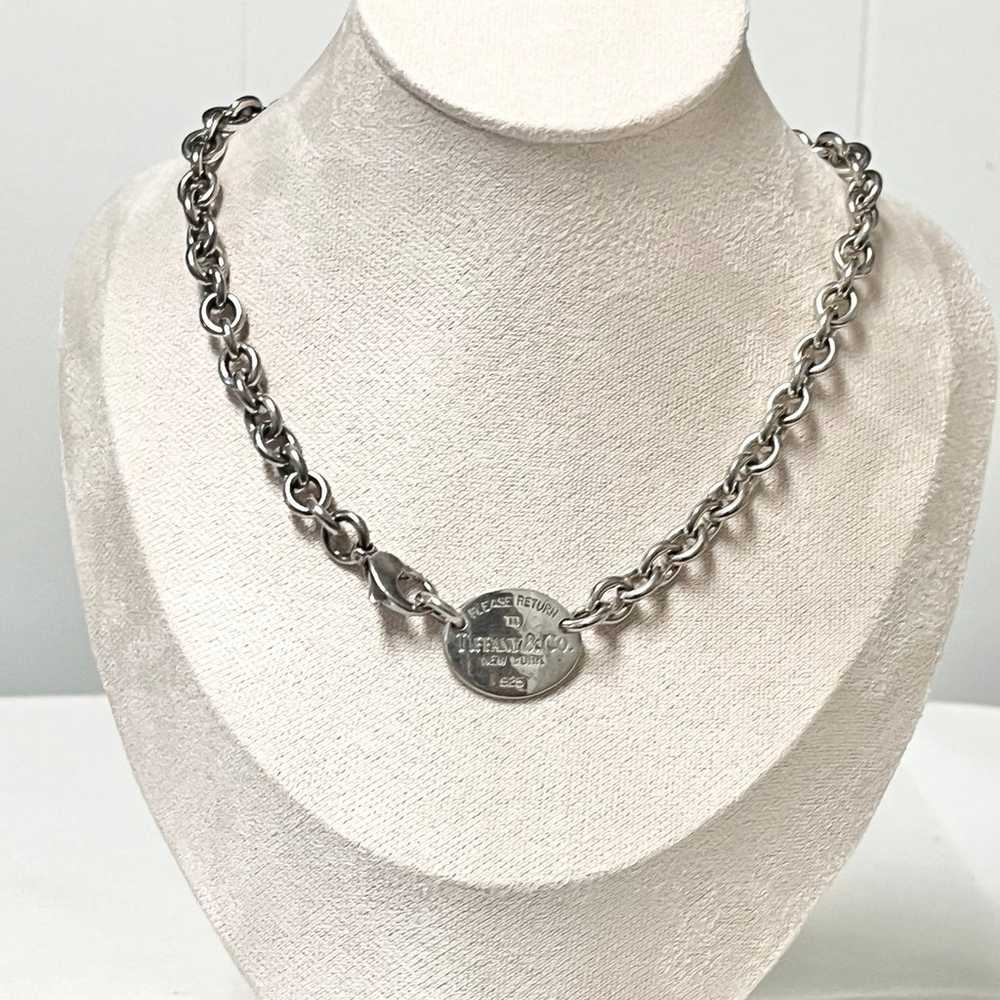 925 silver necklace return to sender 16” - image 1