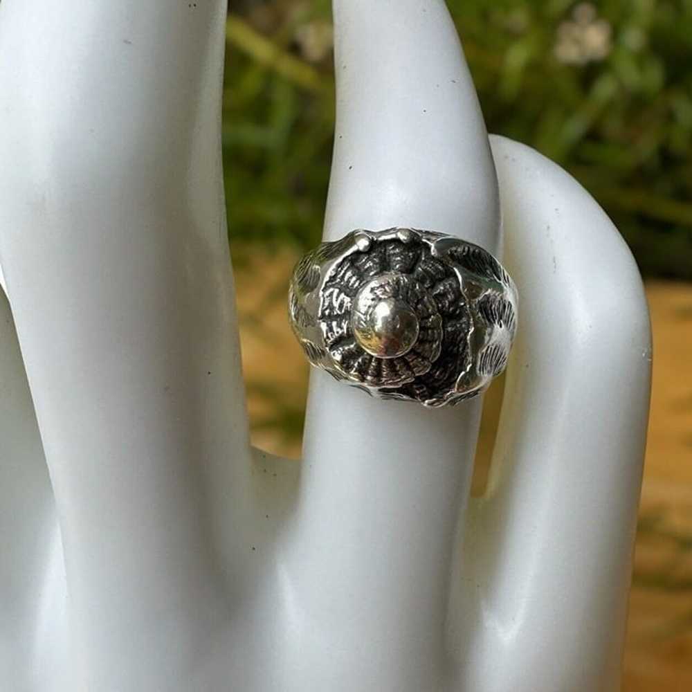 Vintage James Avery Sterling Silver Seashell Ring… - image 2