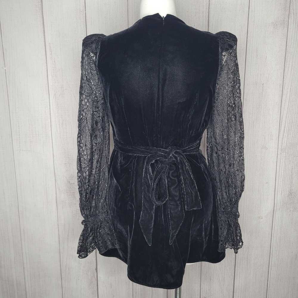 The Vampires Wife X H&M Black Velvet 2020 Black V… - image 4