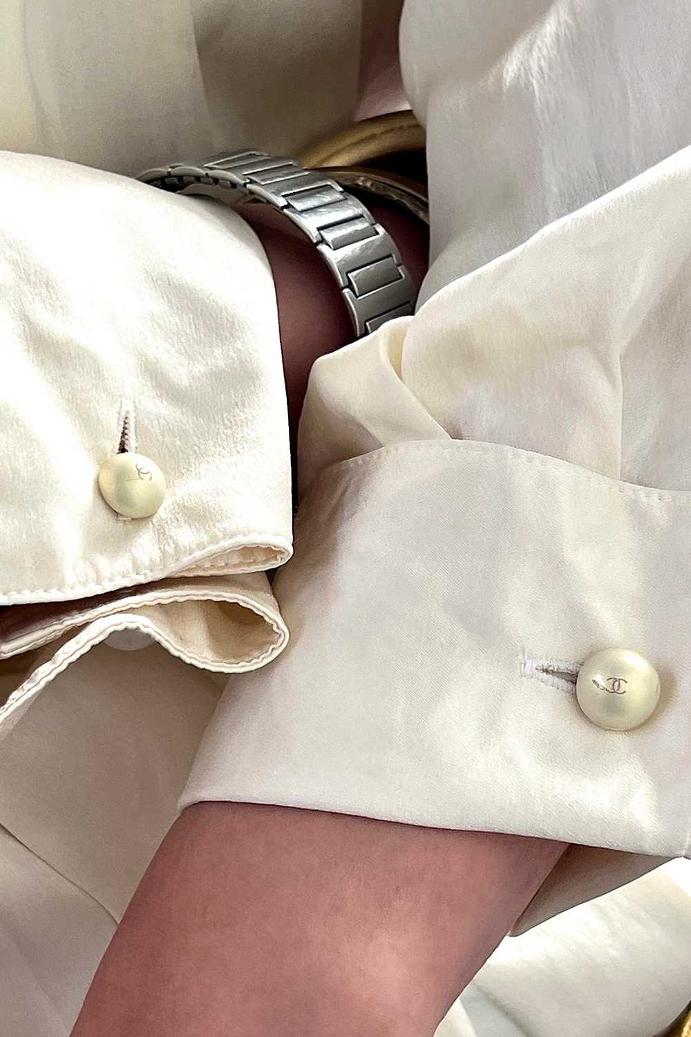 Vintage Chanel Cufflinks Selected by Anna Corinna - image 2