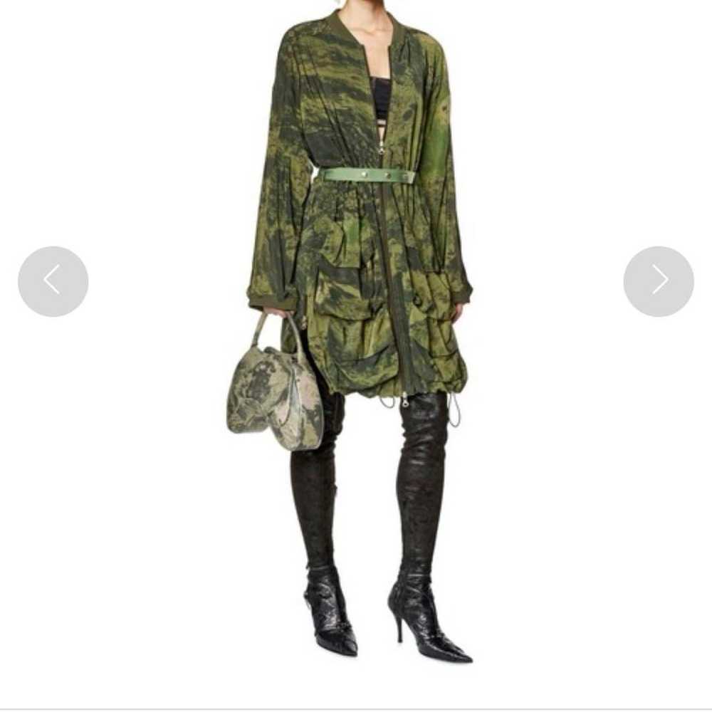 DIESEL Camouflage Cardigan Dress Long Dress Plus … - image 1