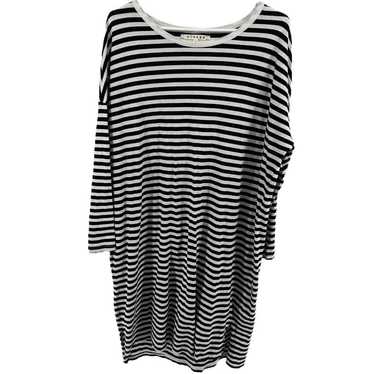 Xirena Xirena Stripe Midi TShirt Dress Long Sleev… - image 1