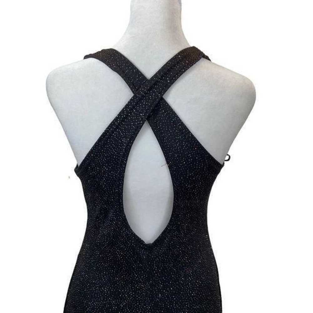 Vintage Jump Apparel Co Black and Silver Keyhole … - image 9