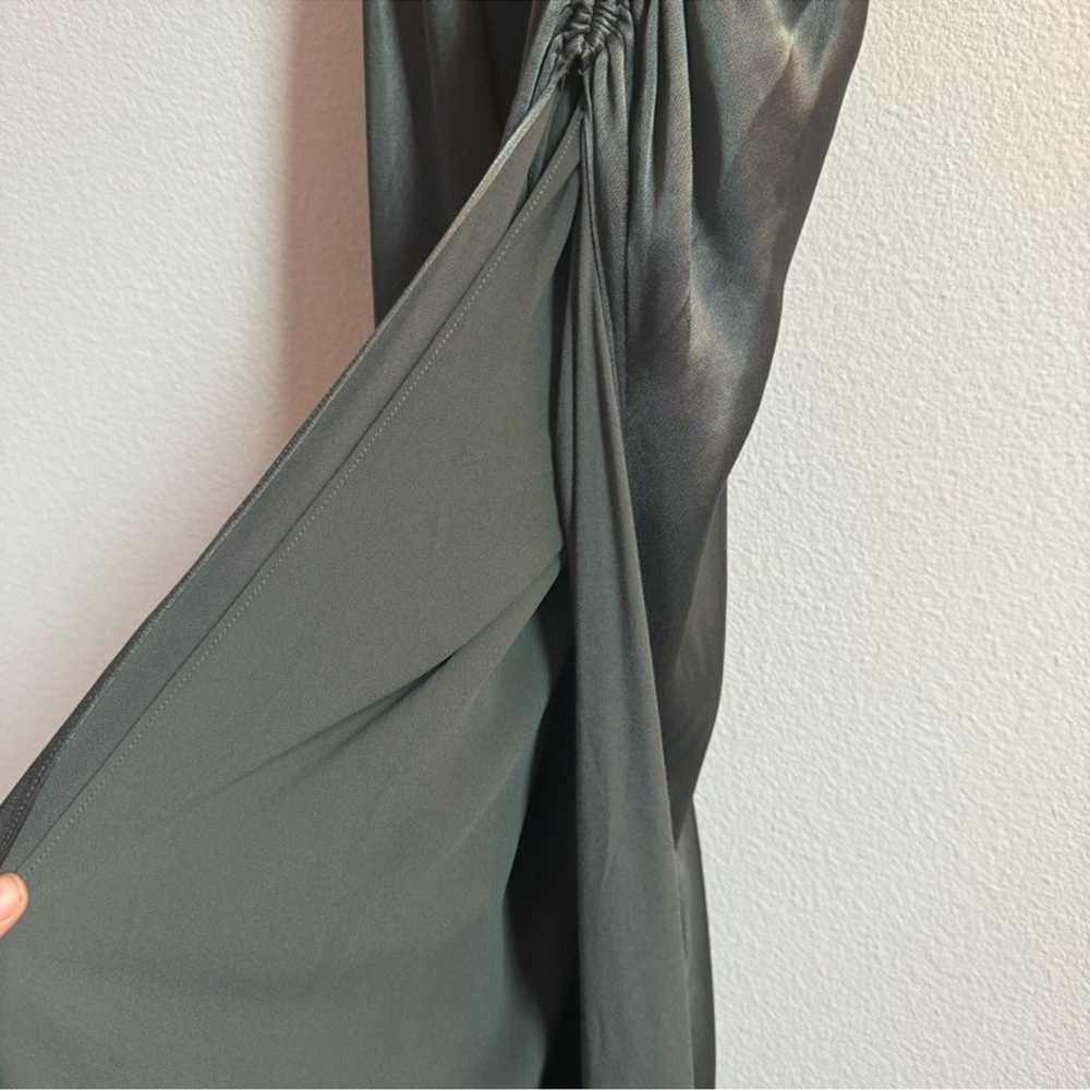 Shona Joy La Lune Ruched Maxi Dress in Olive Size… - image 7