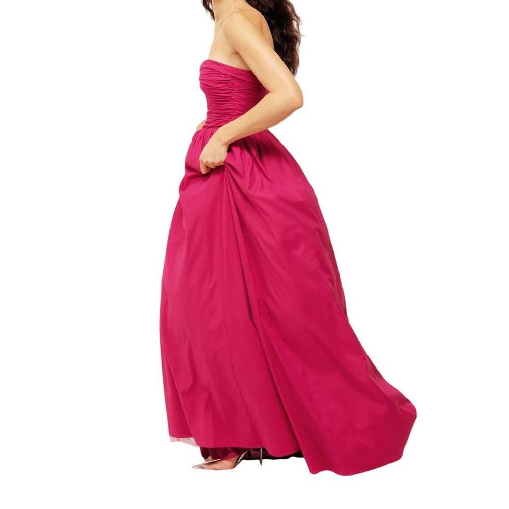 Reformation Reformation Kastoria Dress Hot Pink s… - image 2