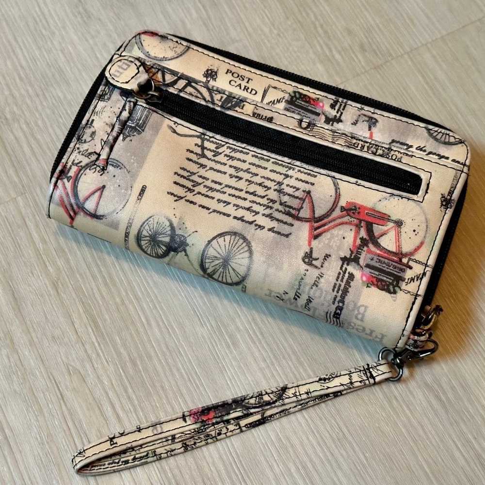 Vintage-Inspired Postcard Wallet Wristlet, Chic &… - image 10