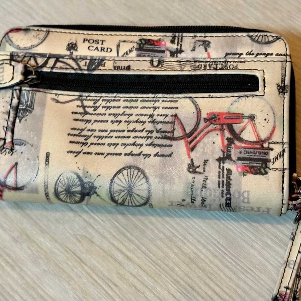 Vintage-Inspired Postcard Wallet Wristlet, Chic &… - image 12