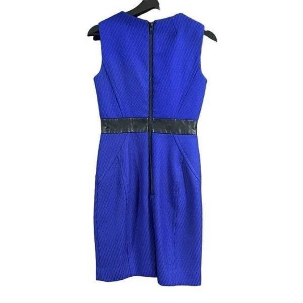 Milly of New York Wool Vegan Leather Cobalt Elect… - image 3