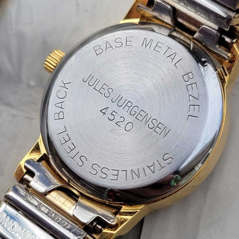 Vintage Jules Jurgensen Ladies Quartz Wristwatch … - image 3