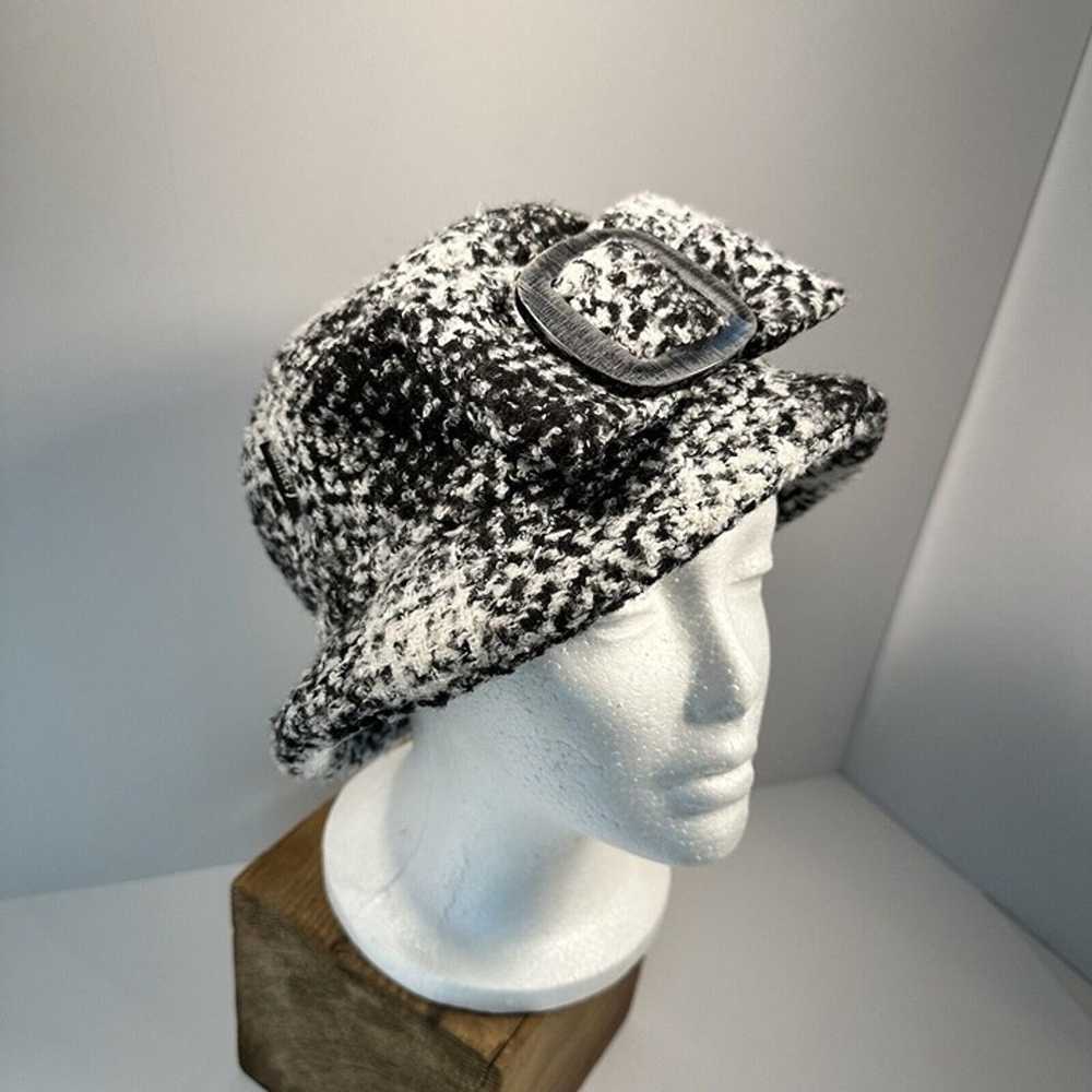 Vintage Beau Chapeau Womens Black & White Tweed B… - image 2