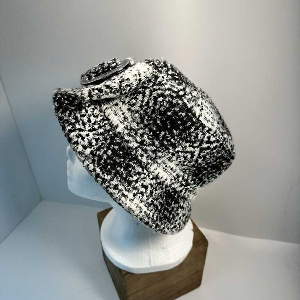 Vintage Beau Chapeau Womens Black & White Tweed B… - image 3