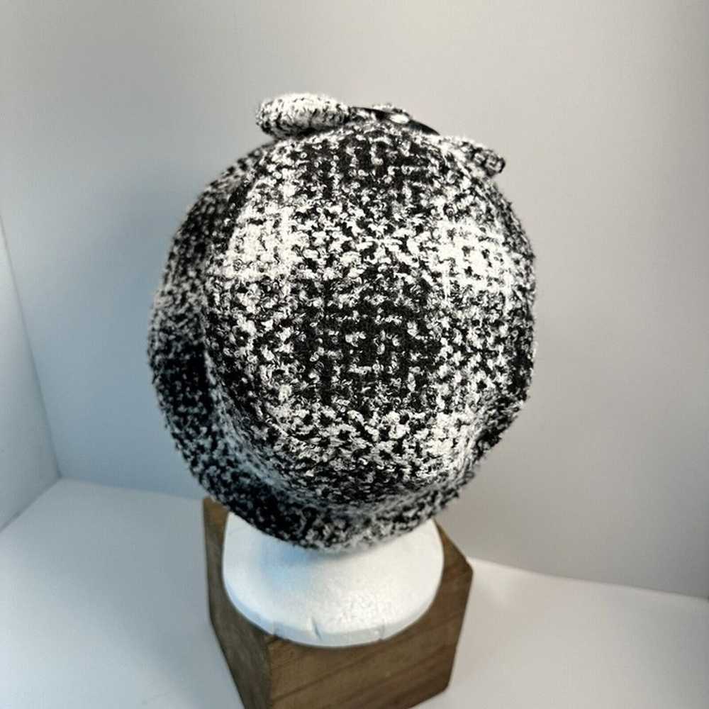 Vintage Beau Chapeau Womens Black & White Tweed B… - image 4