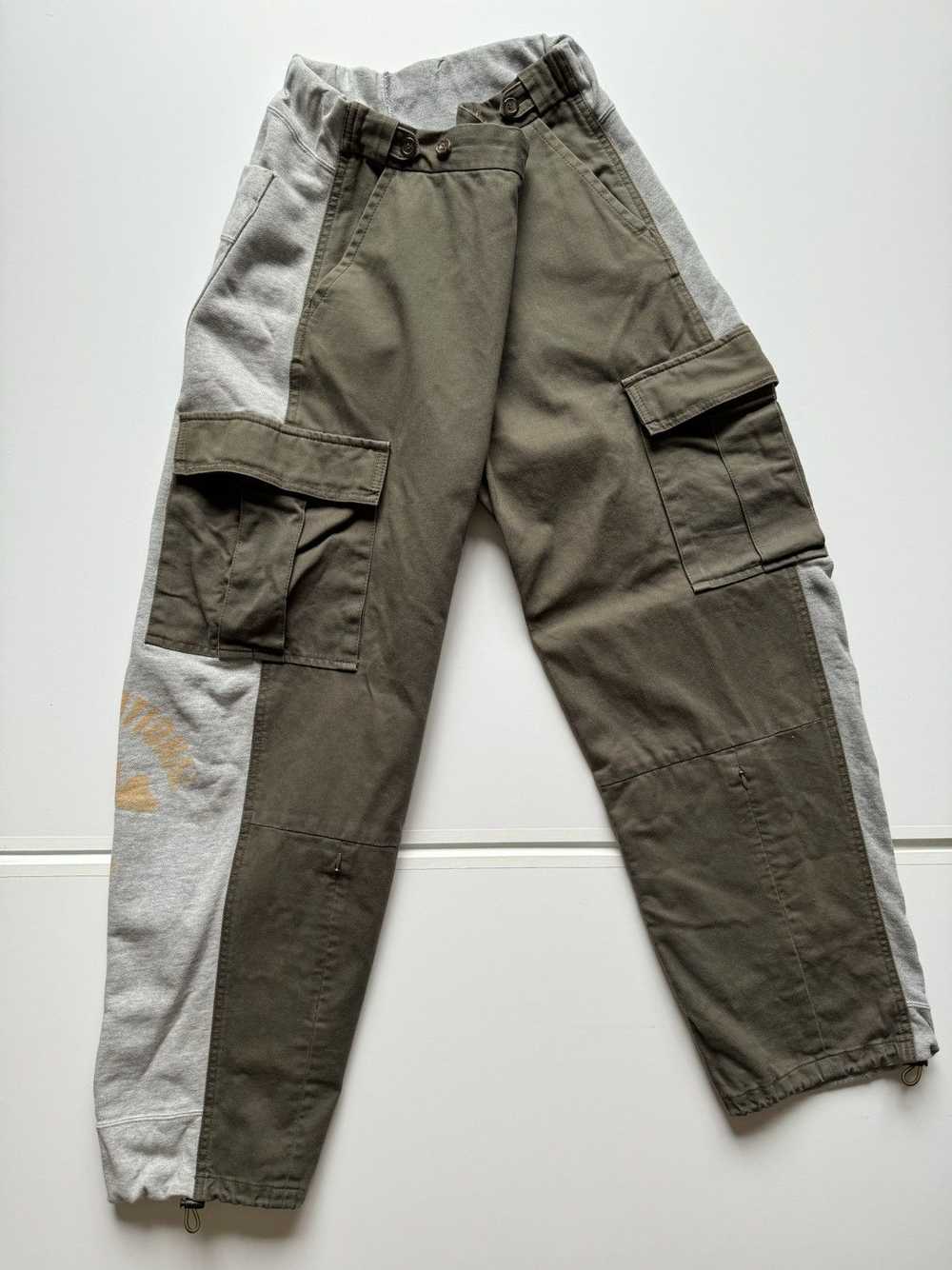 Undercover Paper Doll Hybrid Cargos in Green / Gr… - image 4