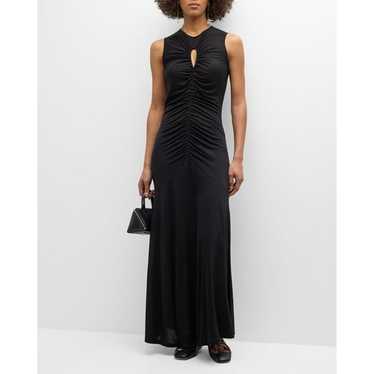 Ulla Johnson Isabel black Sleeveless Keyhole Maxi 