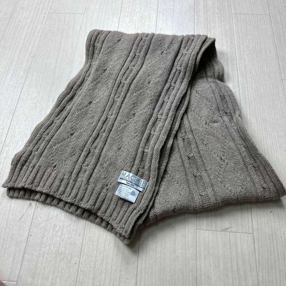 Robert Mackie muffler, 100% wool, made in Scotlan… - image 1