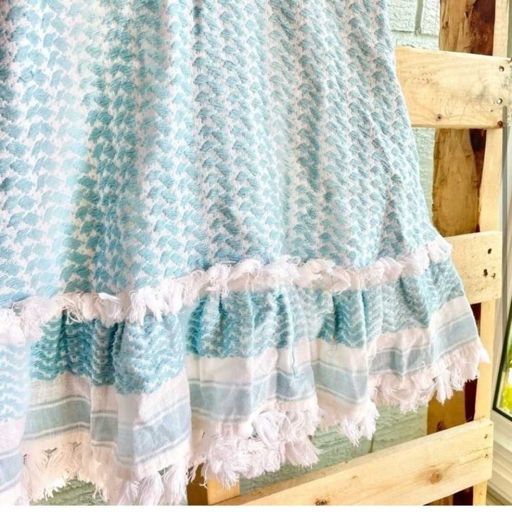 New Dodo Bar Or tassel baby blue fringe dress - image 2