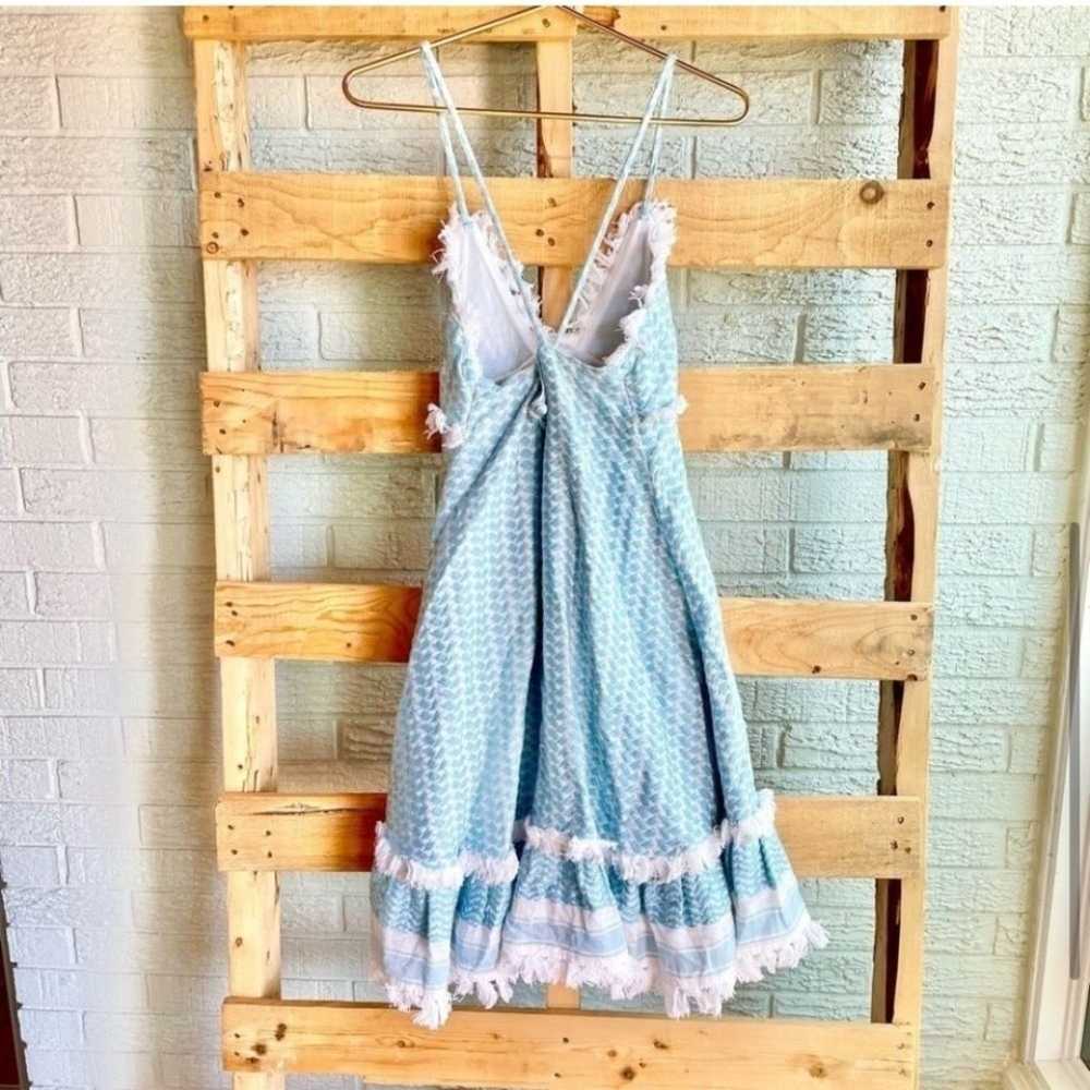 New Dodo Bar Or tassel baby blue fringe dress - image 4