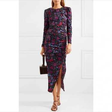 Veronica Beard Selena Maxi Dress Black Multi - image 1