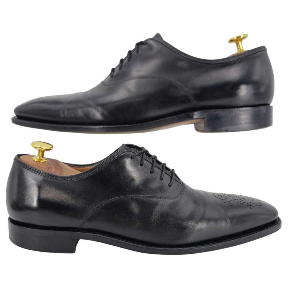 Salvatore Ferragamo Leather lace ups - image 4