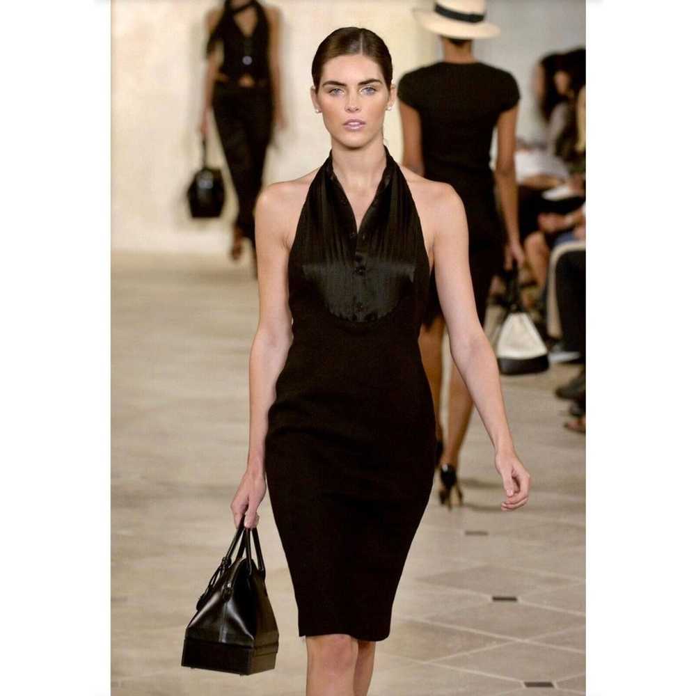 2007 Ralph Lauren Purple Label Runway Black Linen… - image 1