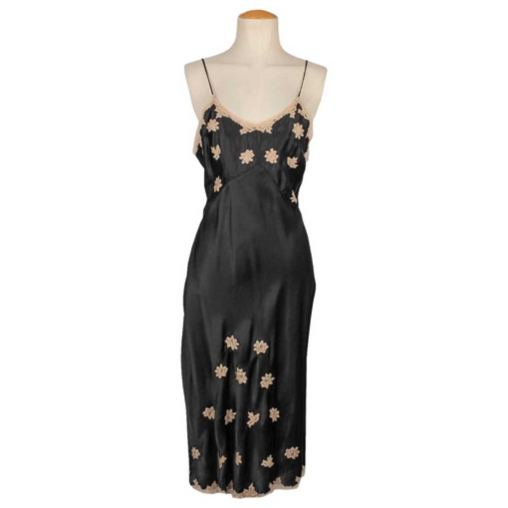 Non Signé / Unsigned Silk mini dress - image 1