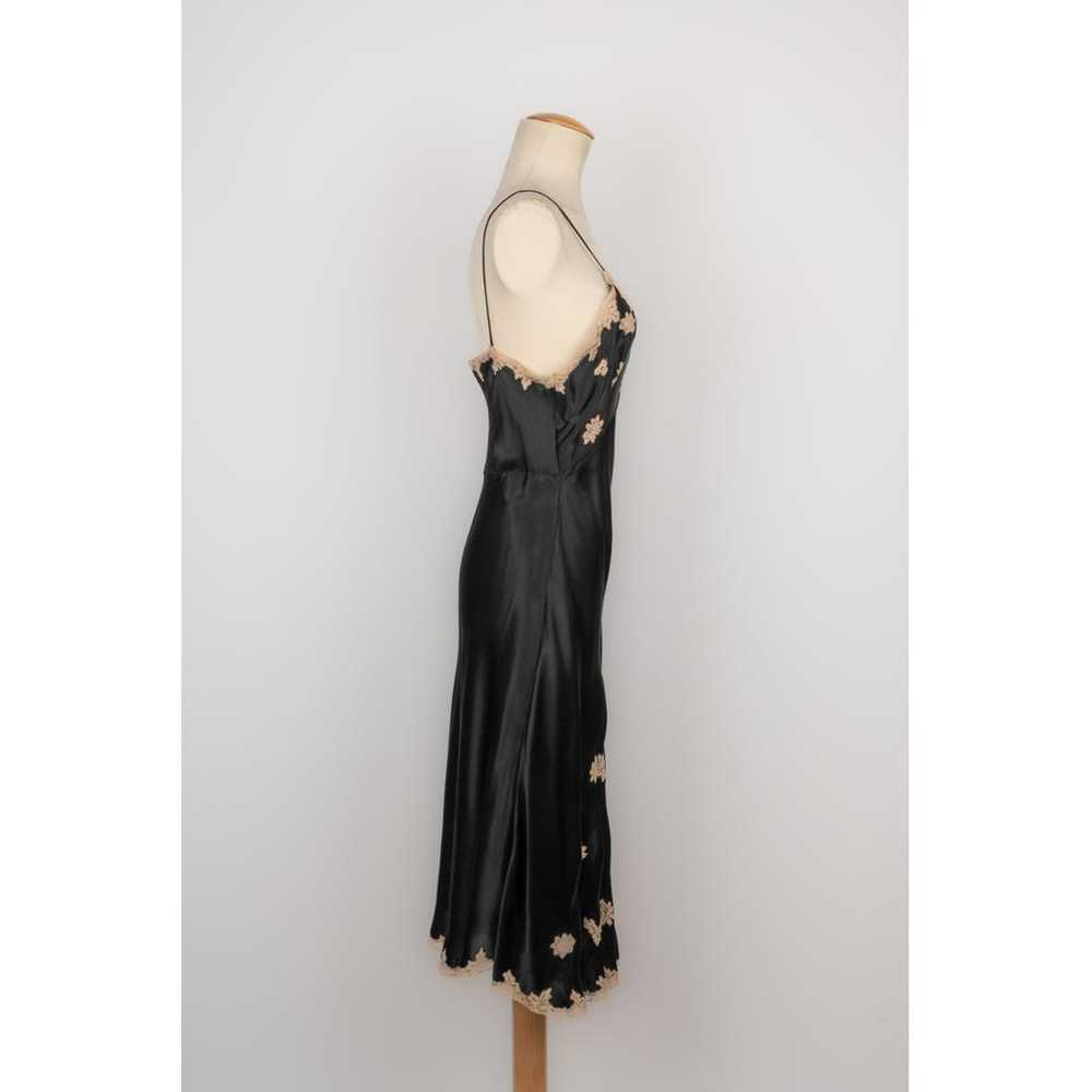 Non Signé / Unsigned Silk mini dress - image 2