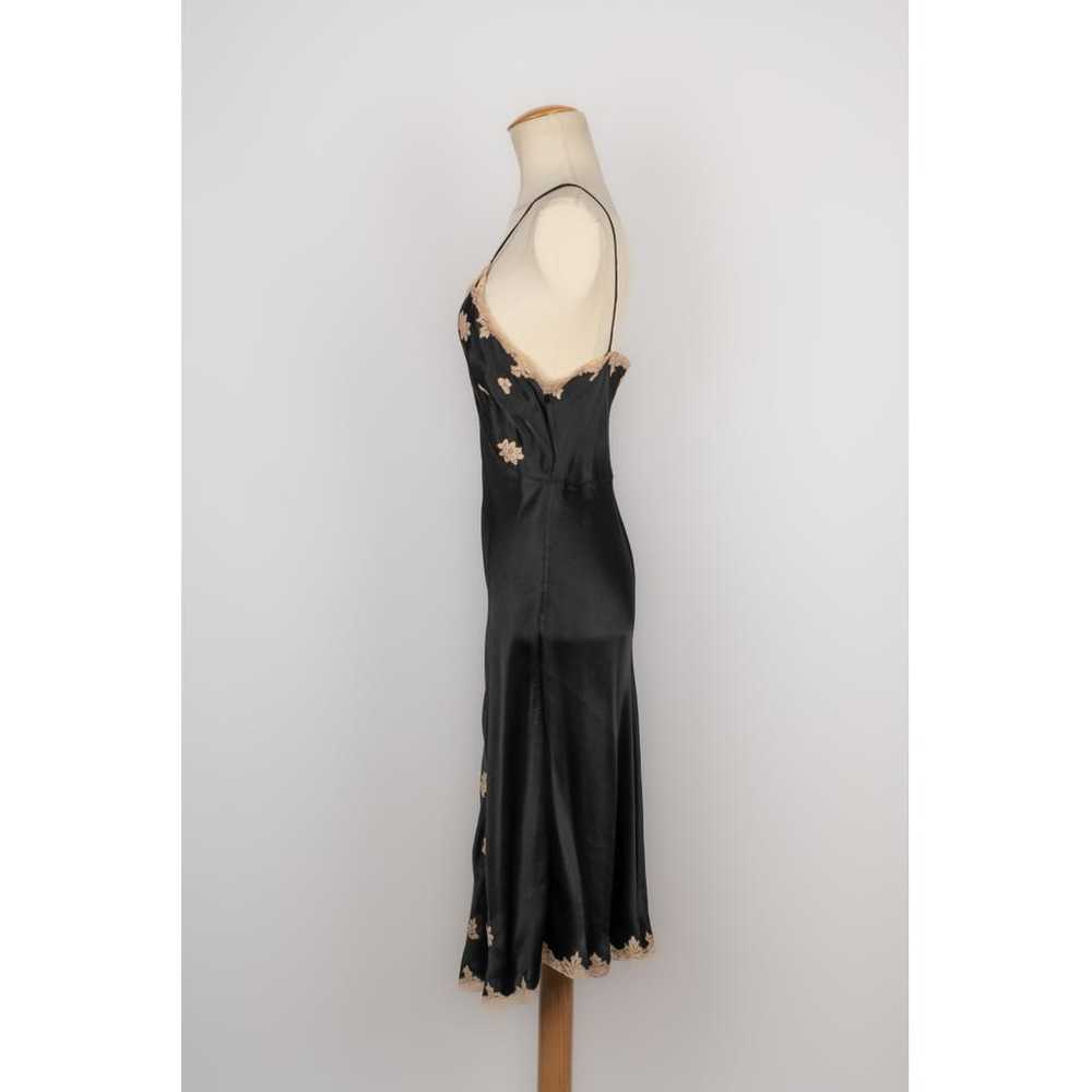 Non Signé / Unsigned Silk mini dress - image 4