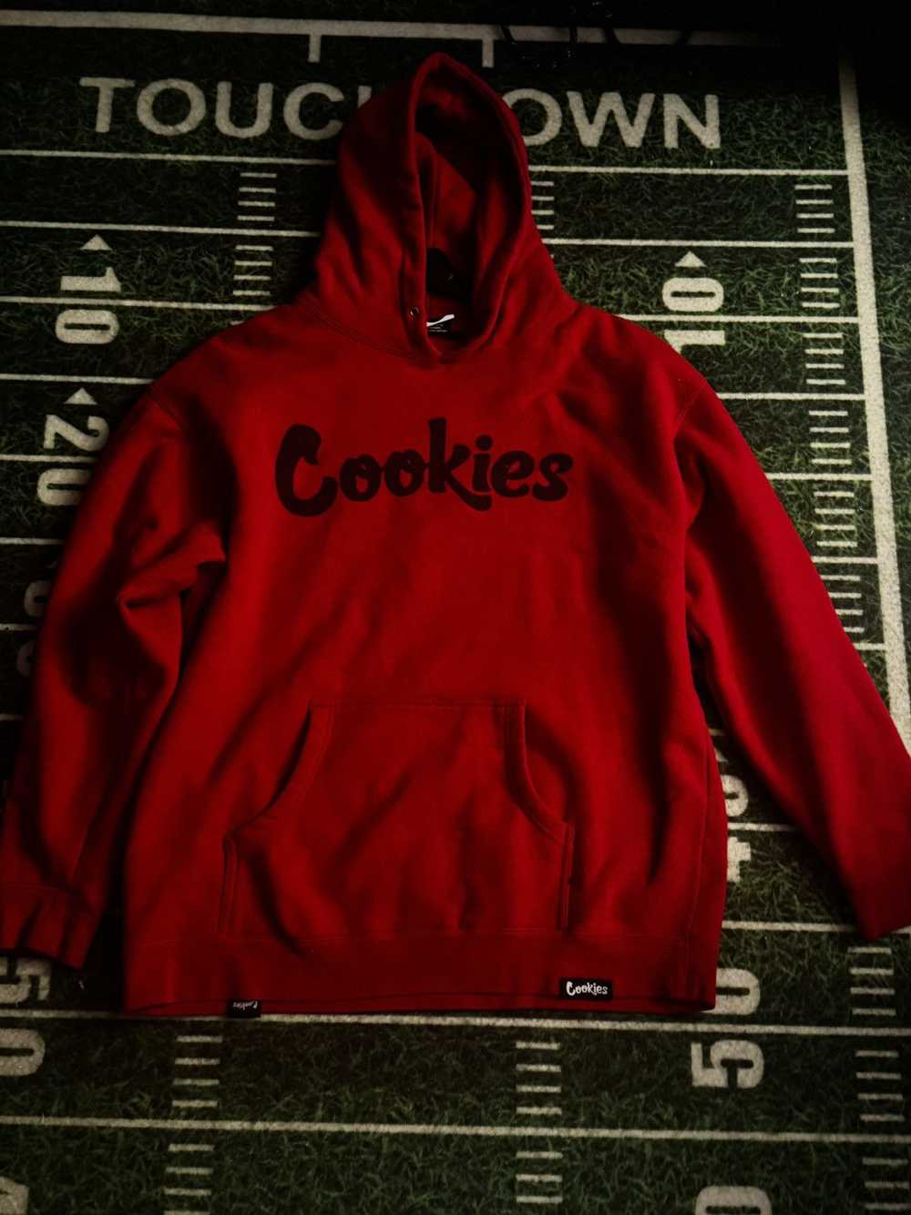 Cookies × Streetwear Cookies Black/Red Hoodie - image 1