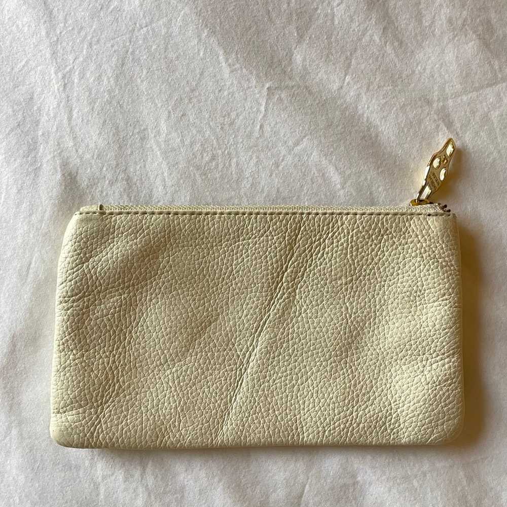 Vintage / rare Thomas Wylde cream leather gold sk… - image 3