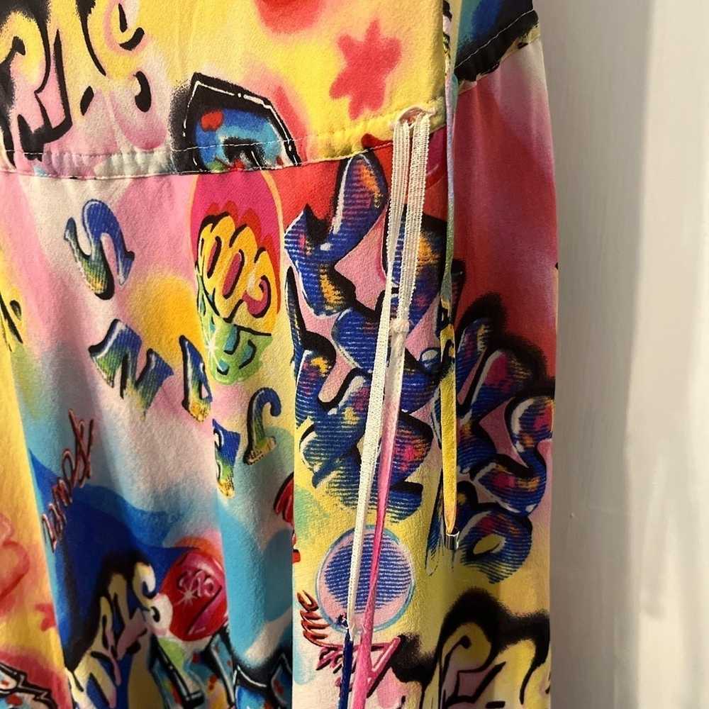 Escada Graffiti Silk Dress - image 3