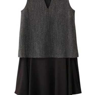 Adore Spangle Tweed Dress - Black