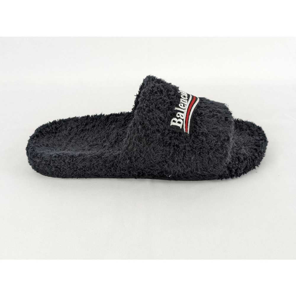 Balenciaga o1rshd1 Soft Towel Material Furry Slid… - image 2